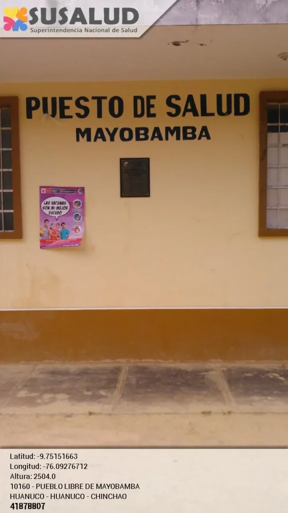 Pueblo Libre de Mayobamba en Chinchao, Huanuco