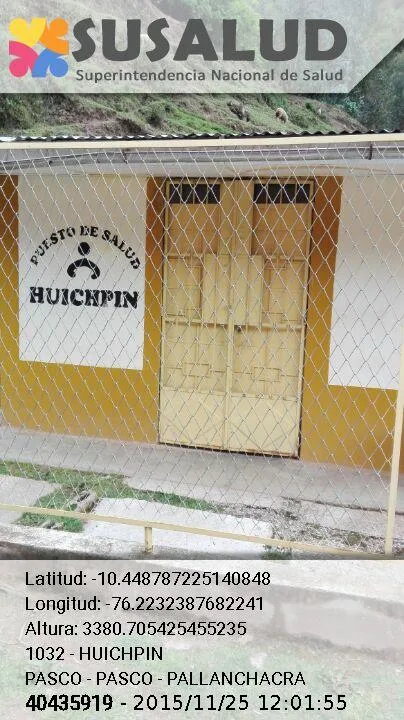Huichpin en Pallanchacra, Pasco
