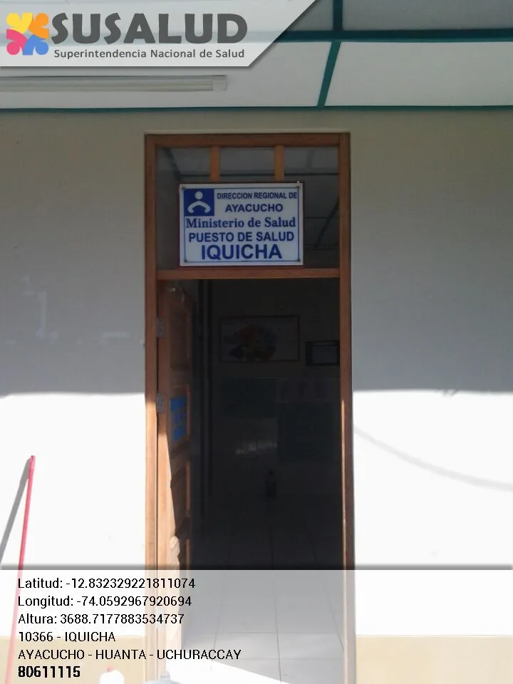 Puesto de Salud Iquicha en Uchuraccay, Ayacucho