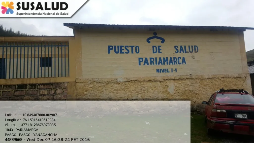 Pariamarca en Yanacancha, Pasco