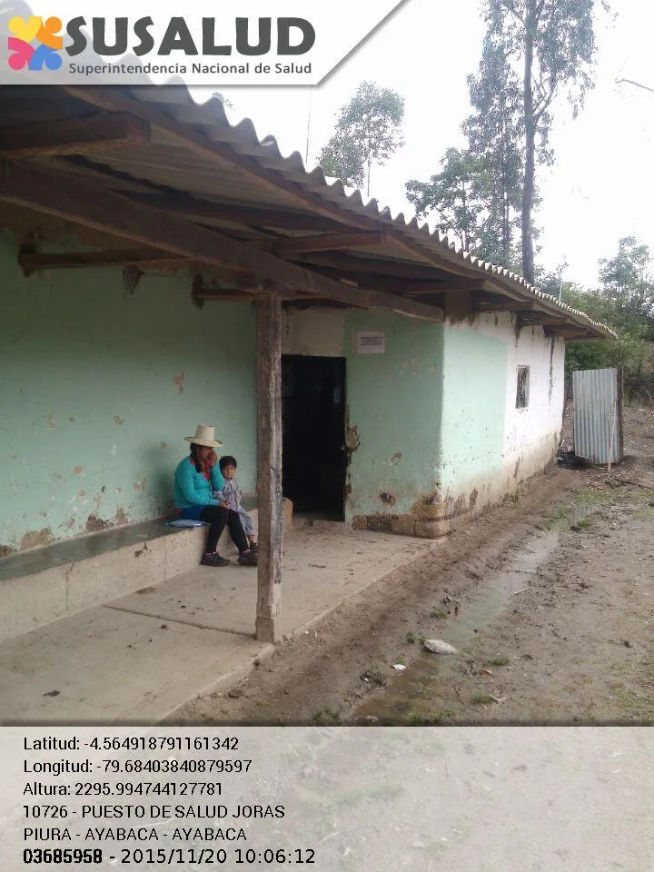 Puesto de Salud Joras en Ayabaca, Piura