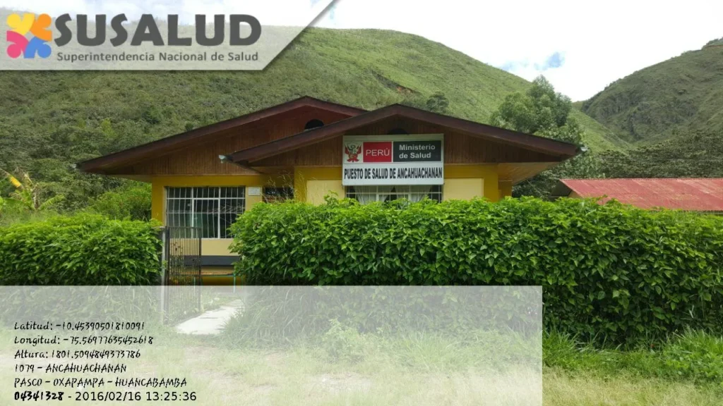 Ancahuachanan en Huancabamba, Pasco