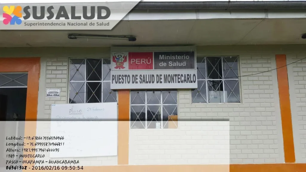 Montecarlo en Huancabamba, Pasco