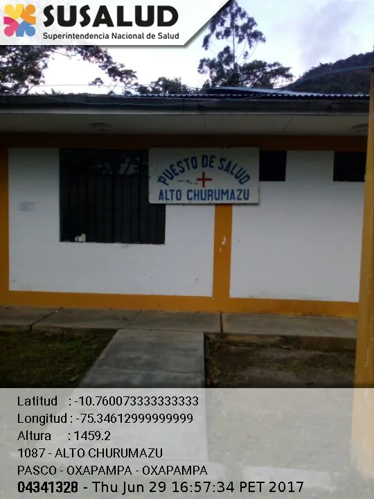 Alto Churumazu en Oxapampa, Pasco