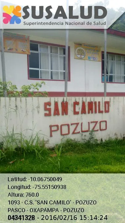 C.S. «san Camilo» – Pozuzo en Pasco