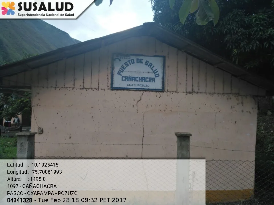 Cañachacra en Pozuzo, Pasco