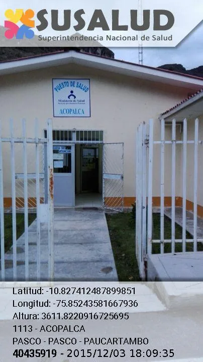 Acopalca en Paucartambo, Pasco