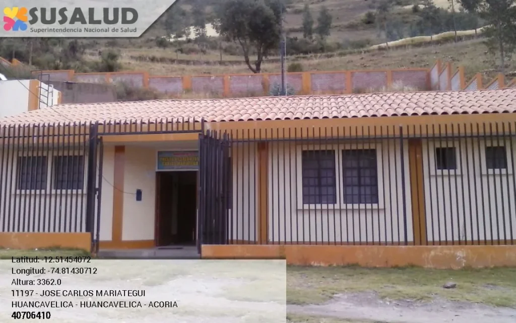 Jose Carlos Mariategui en Acoria, Huancavelica