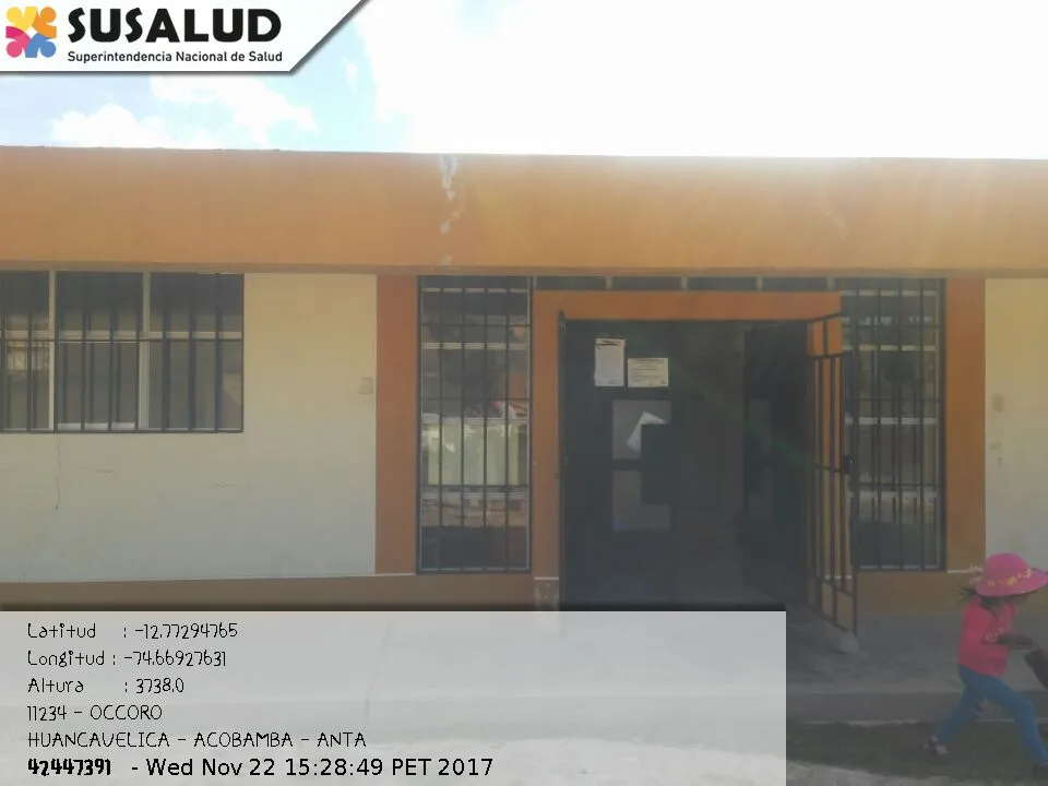 Puesto de Salud Occoro en Anta, Huancavelica