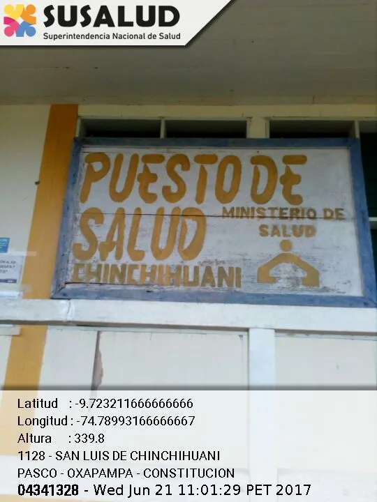 San Luis de Chinchihuani en Constitucion, Pasco