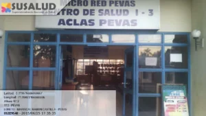 Centro de Salud I-3 Pevas