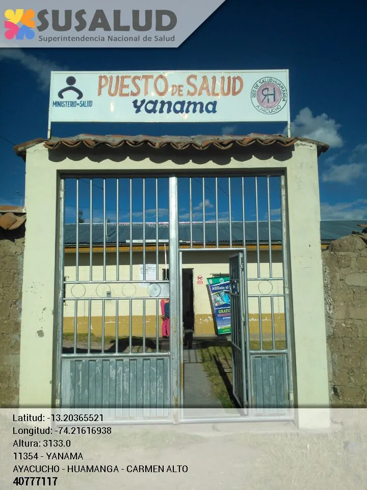 Puesto de Salud Yanama en Carmen Alto, Ayacucho