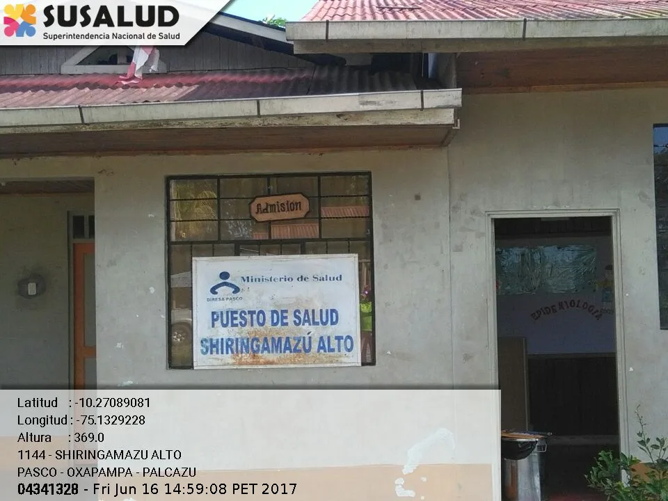 Shiringamazu Alto en Palcazu, Pasco