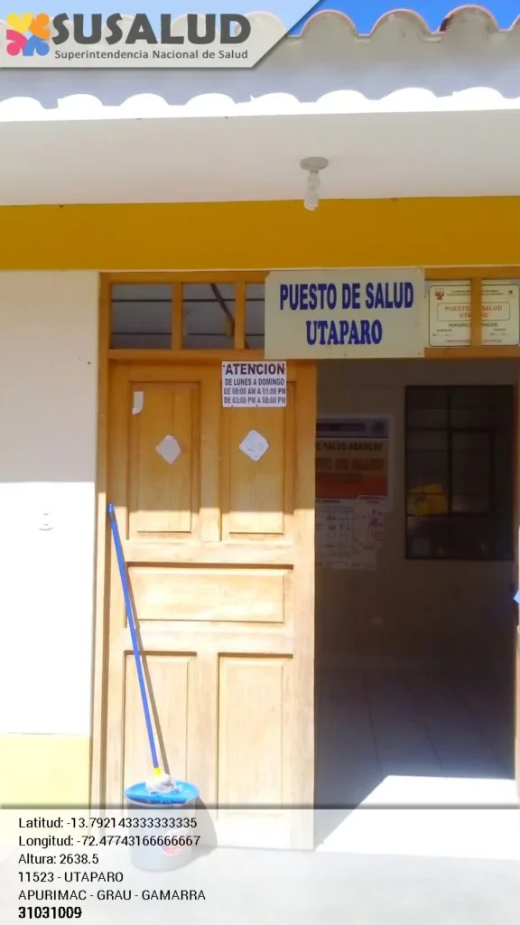 Utaparo en Mariscal Gamarra, Apurimac