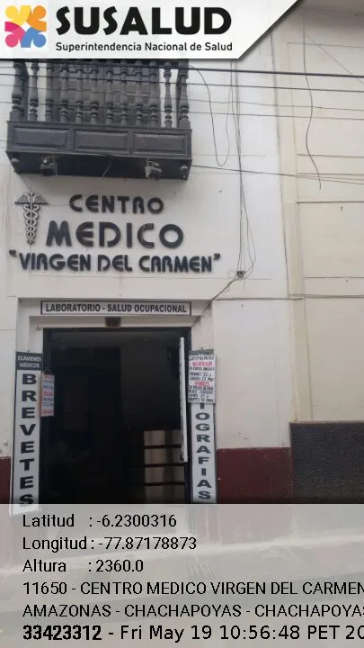 Centro Medico Virgen del Carmen en Chachapoyas, Amazonas