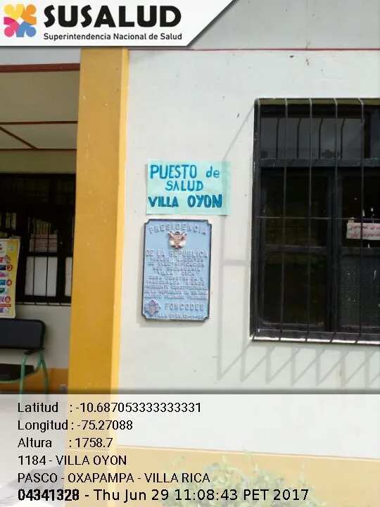 Villa Oyon en Villa Rica, Pasco