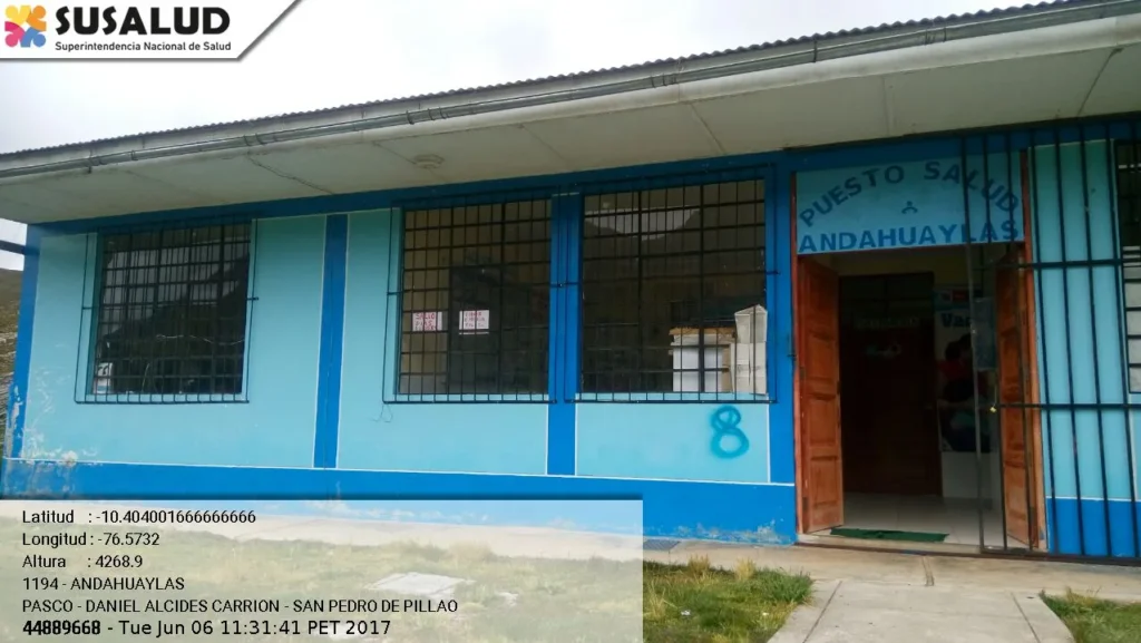 Andahuaylas en San Pedro de Pillao, Pasco