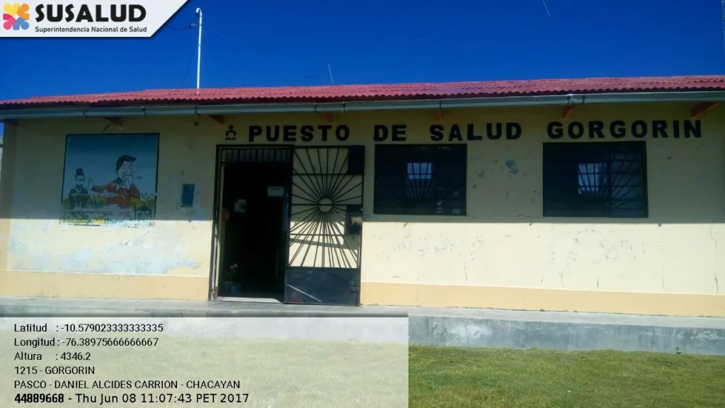 Gorgorin en Chacayan, Pasco
