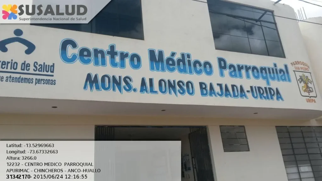 Centro Medico Parroquial en Anco Huallo, Apurimac