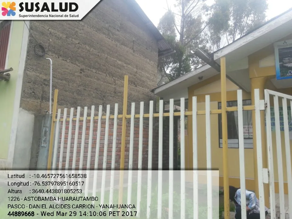 Astobamba Huarautambo en Yanahuanca, Pasco
