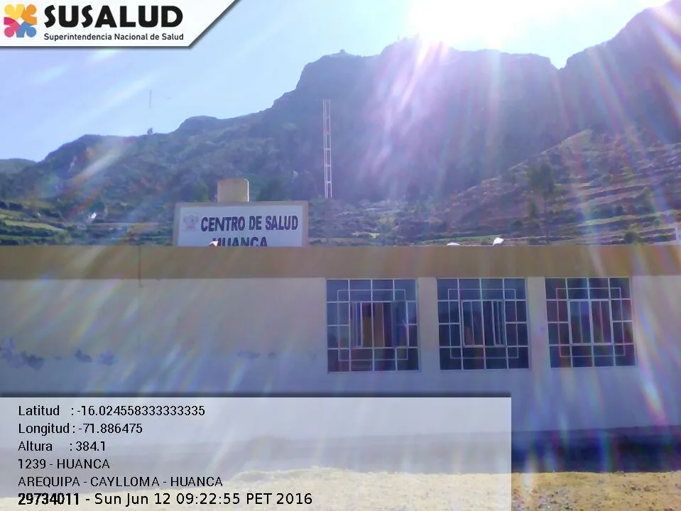 Puesto de Salud Huanca en Arequipa