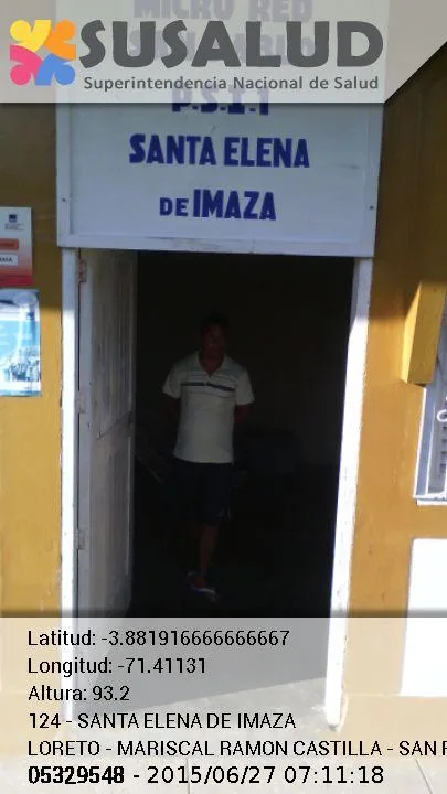 Santa Elena de Imaza en San Pablo, Loreto