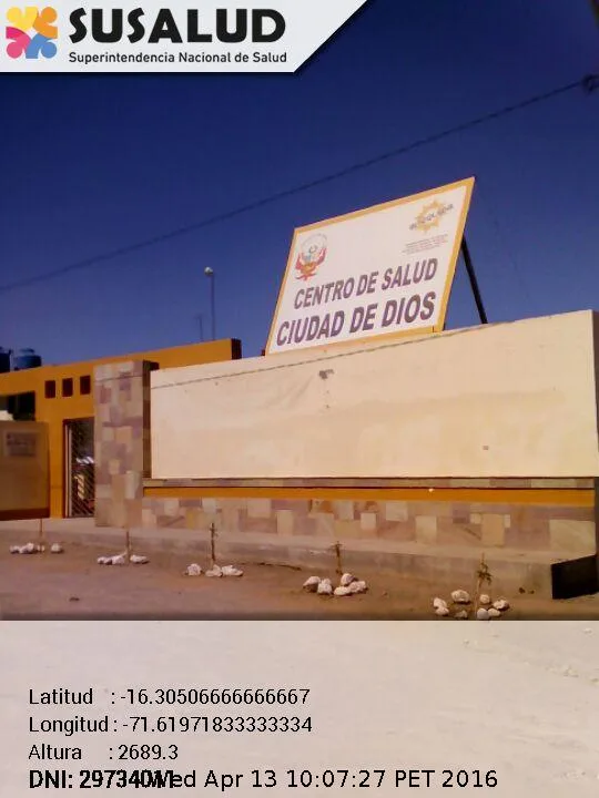 Centro de Salud Ciudad de Dios en Yura, Arequipa