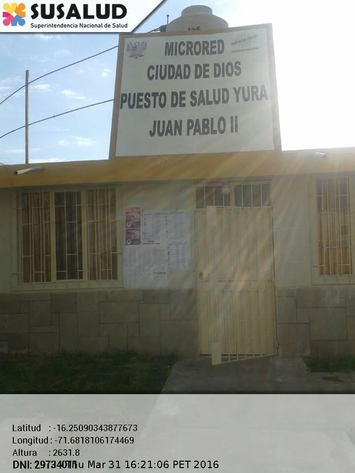 Puesto de Salud Yura en Arequipa