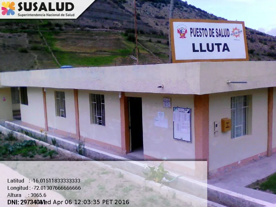 Puesto de Salud Lluta en Arequipa