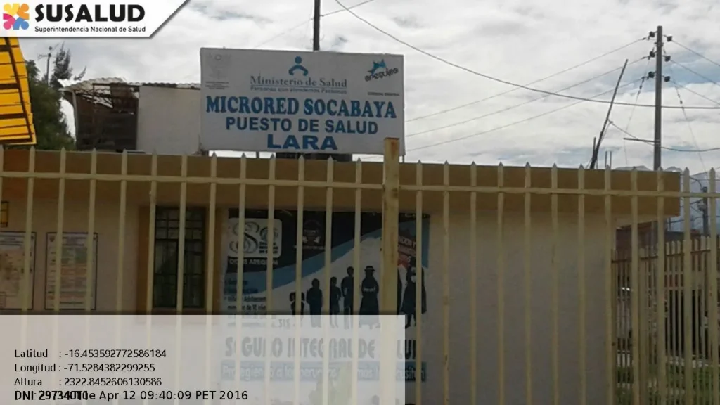 Puesto de Salud Lara en Socabaya, Arequipa
