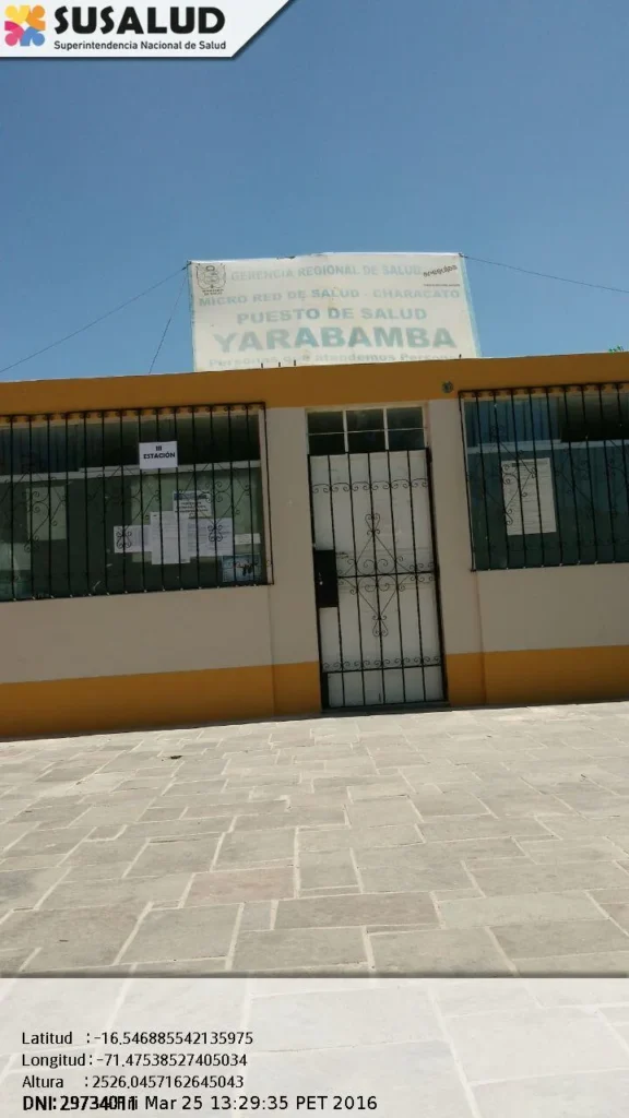 Puesto de Salud Yarabamba en Arequipa