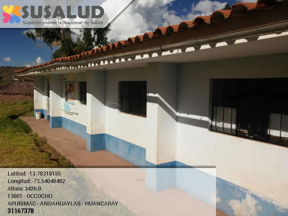 Occocho en Huancaray, Apurimac