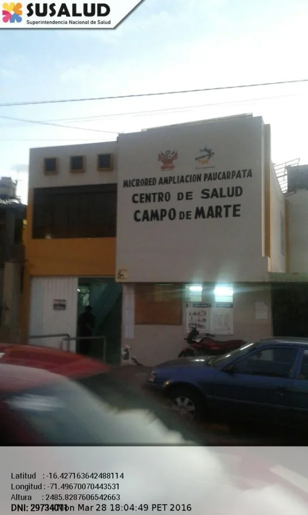 Centro de Salud Campo Marte en Paucarpata, Arequipa