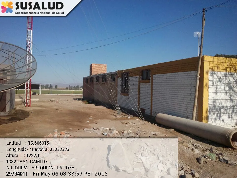 Puesto de Salud San Camilo 6 en La Joya, Arequipa
