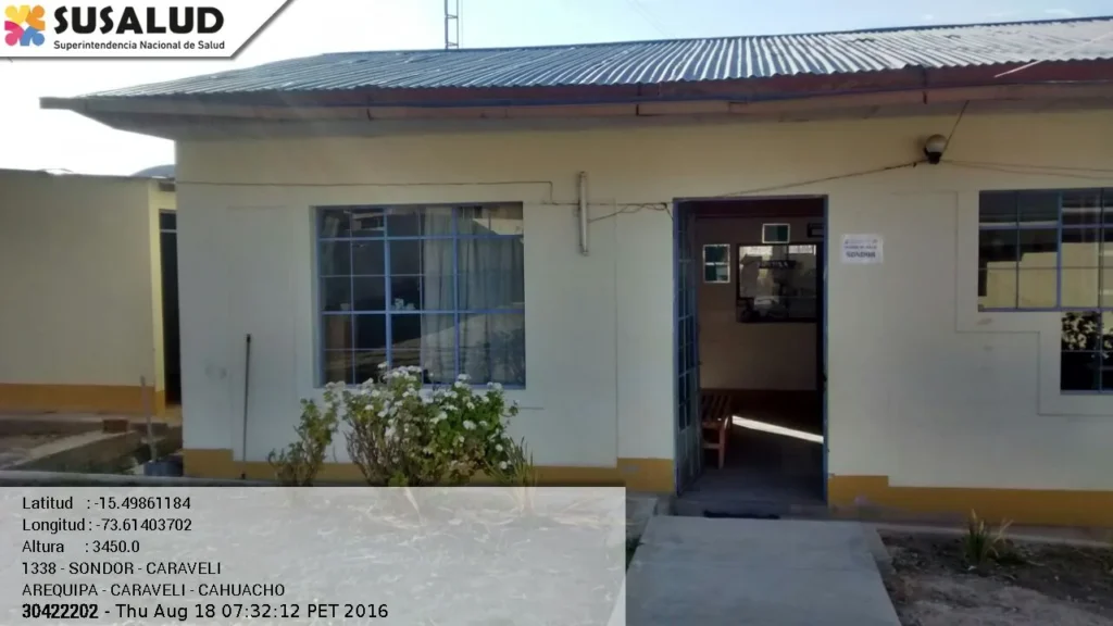 Puesto de Salud Sondor – Caraveli en Cahuacho, Arequipa