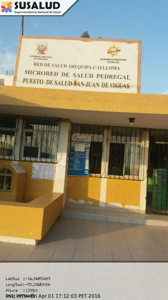 Puesto de Salud San Juan de Siguas – Tambillo en Arequipa