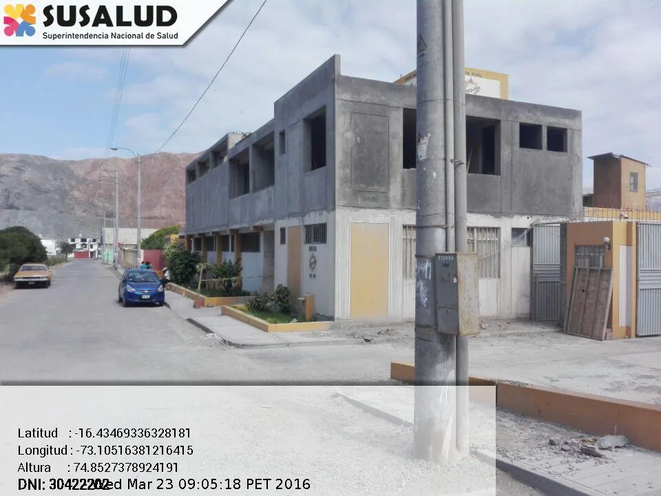 Centro de Salud Ocoña en Arequipa