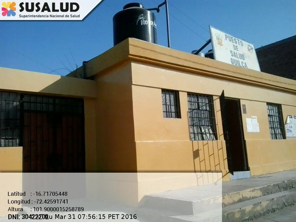 Puesto de Salud Quilca en Arequipa