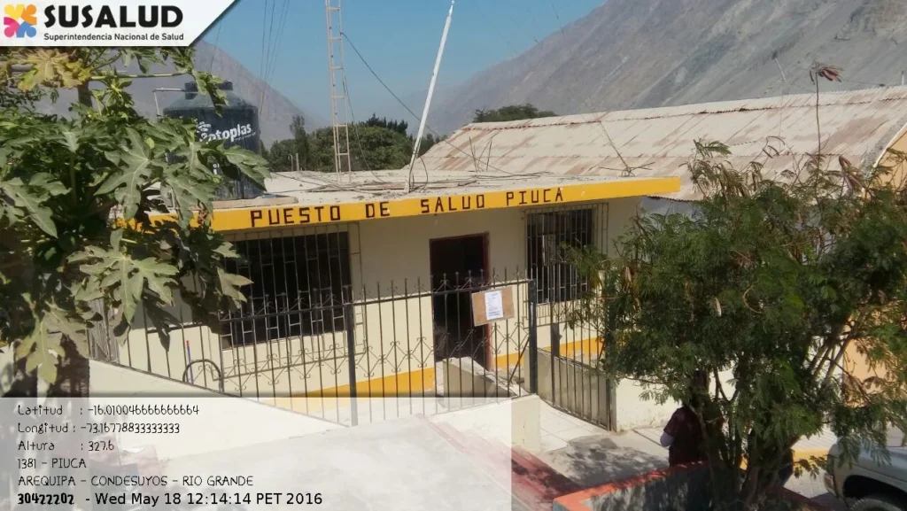 Puesto de Salud Piuca en Rio Grande, Arequipa