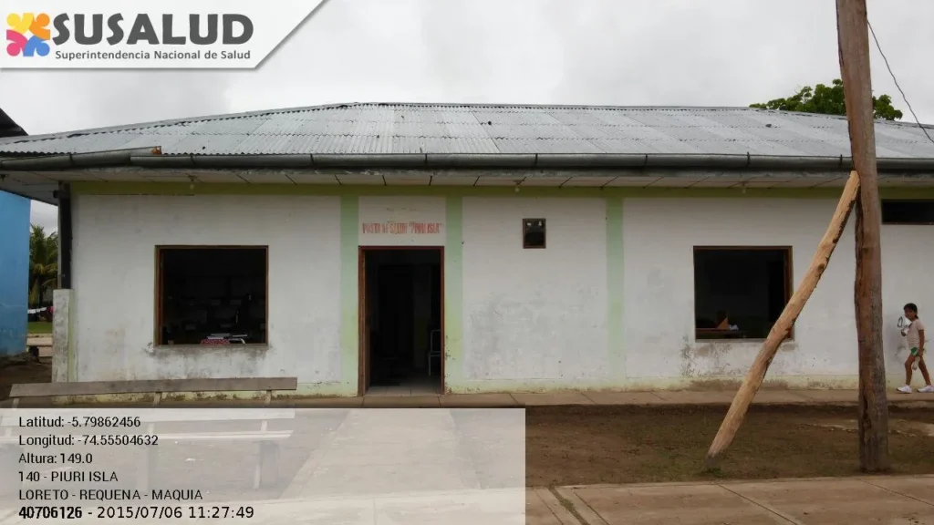 Puesto de Salud I-1 Piuri Isla en Maquia, Loreto