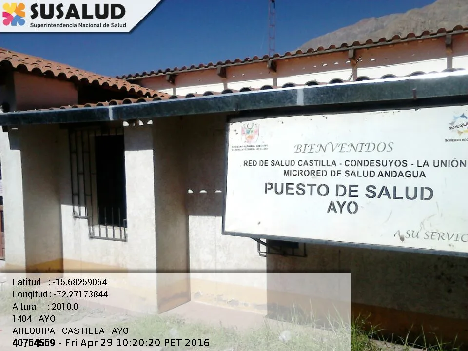 Puesto de Salud Ayo en Arequipa