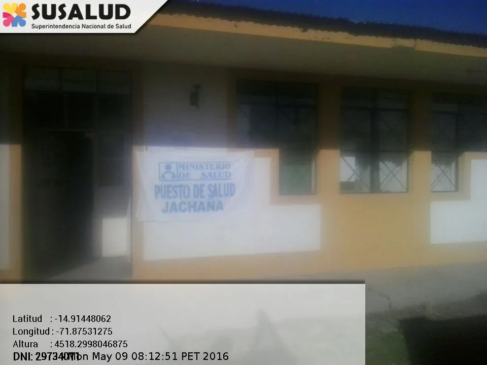 Puesto de Salud Jachaña en Caylloma, Arequipa