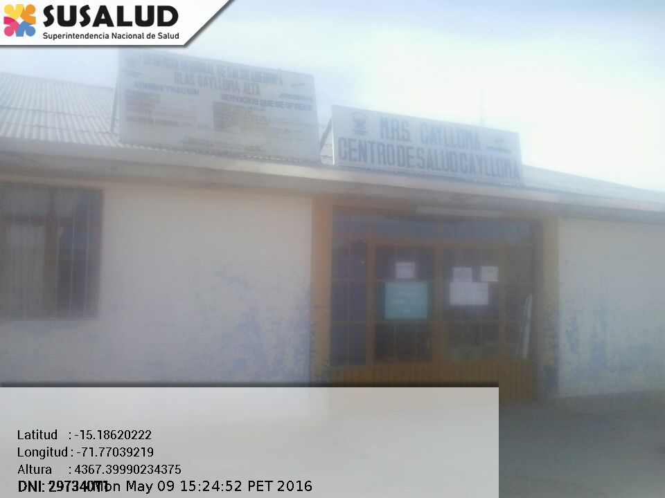Centro de Salud Caylloma