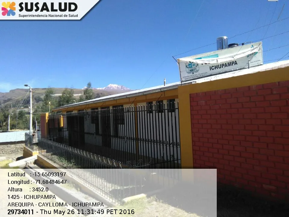 Puesto de Salud Ichupampa en Arequipa