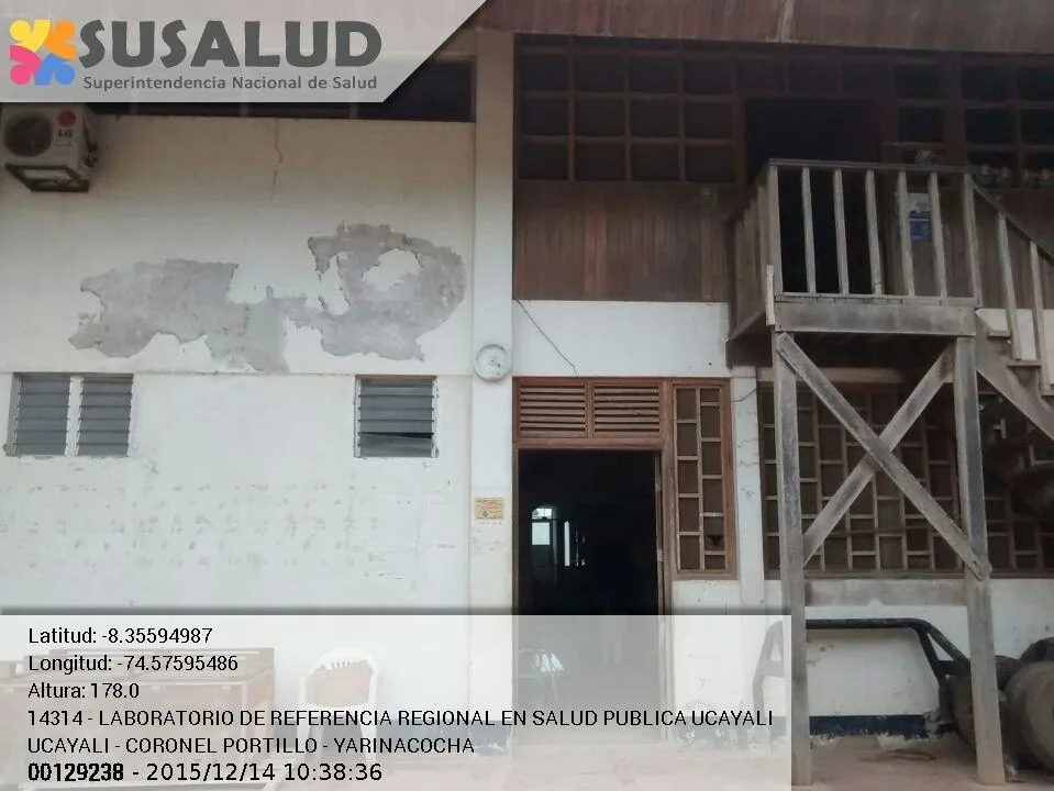 Laboratorio de Referencia Regional en Salud Publica Ucayali en Yarinacocha, Ucayali