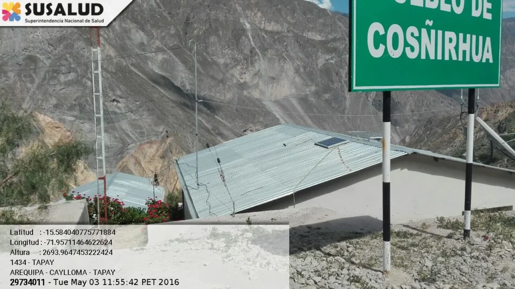 Puesto de Salud Tapay en Arequipa