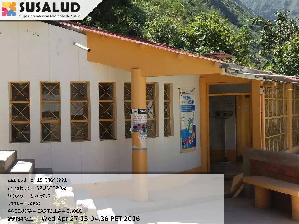 Puesto de Salud Choco en Arequipa