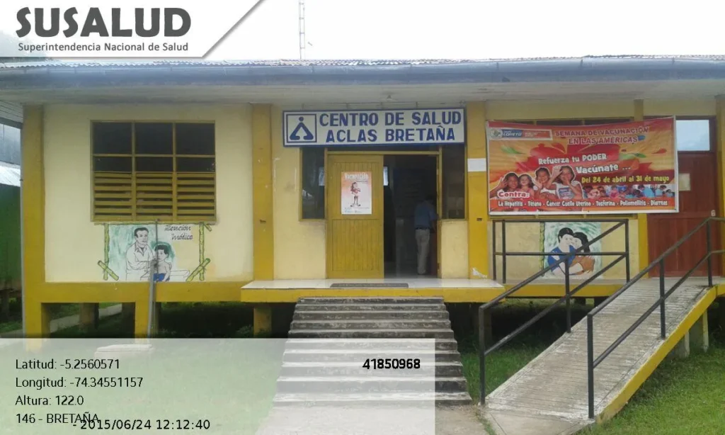 Centro de Salud I-3 Bretaña en Puinahua, Loreto