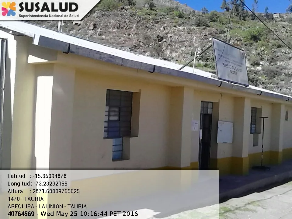 Puesto de Salud Tauria en Arequipa