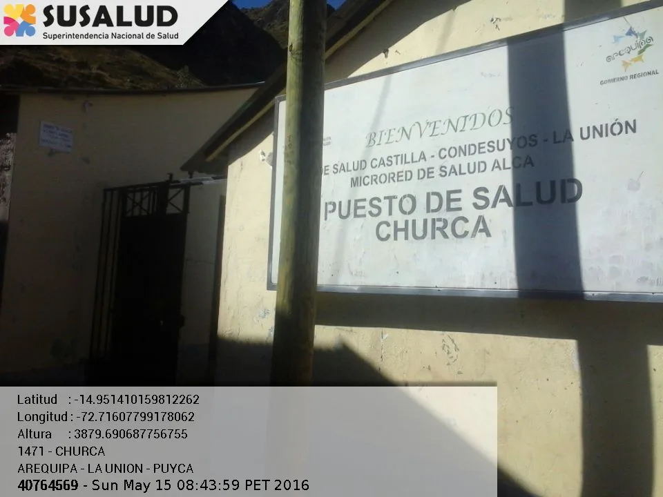 Puesto de Salud Churca en Puyca, Arequipa